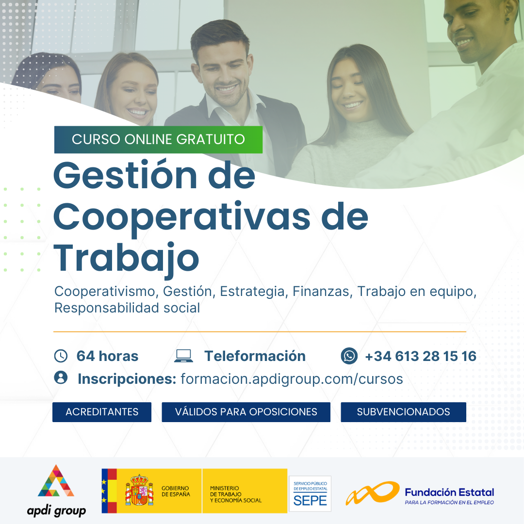 ES-GESTIÓN DE COOPERATIVAS DE TRABAJO - Formación | APDI Group